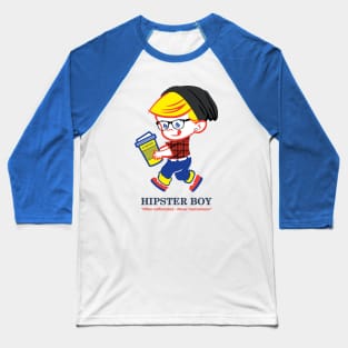 Hipster Boy - Parody illustration Baseball T-Shirt